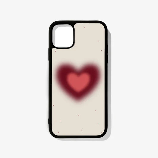 Red Aura Heart Case