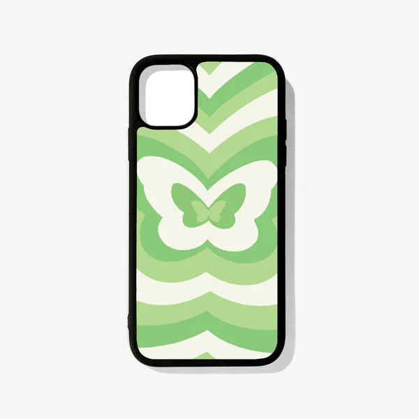 Pretty Green Butterfly Case