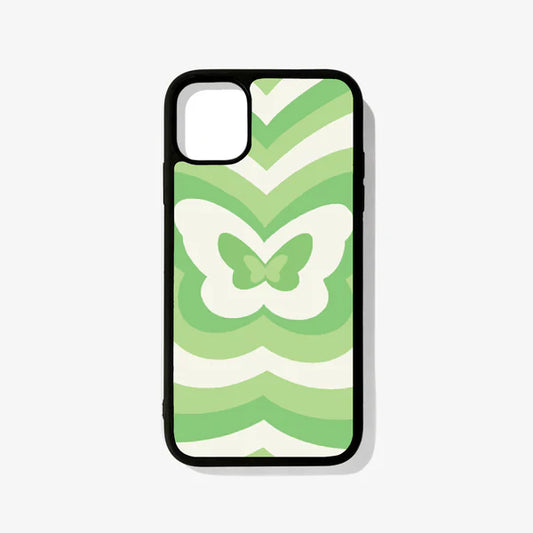 Pretty Green Butterfly Case