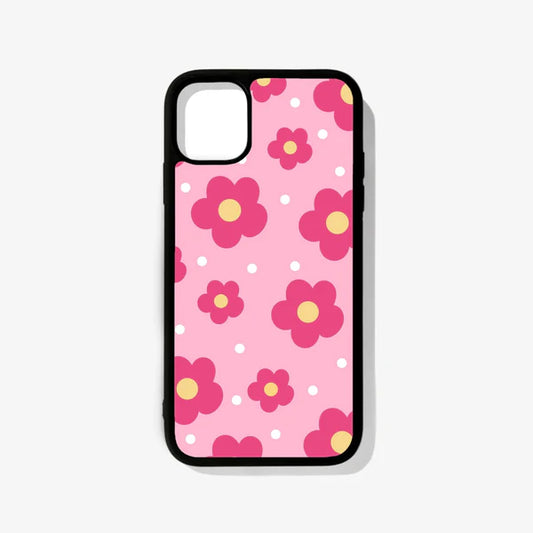 Retro Pink Daisy Case