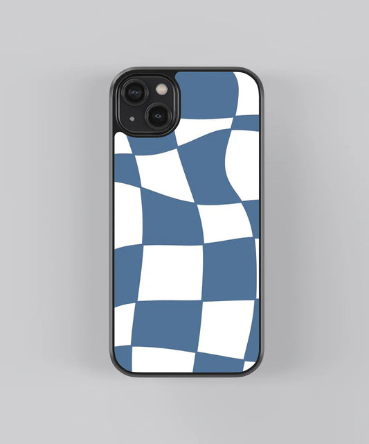 Blue Checkers Y2K Case