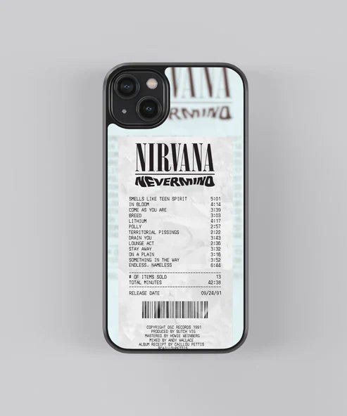 Nirvana Guest Check Spotify Case