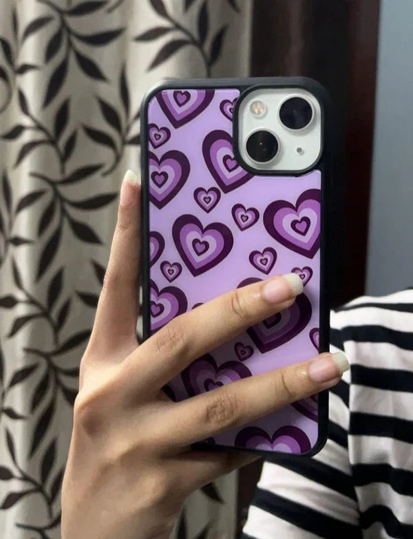 Purple Mini Heart Case