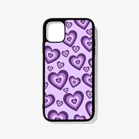 Purple Mini Heart Case