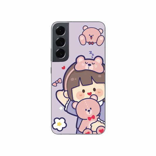 Cute Girl & Bunny Case