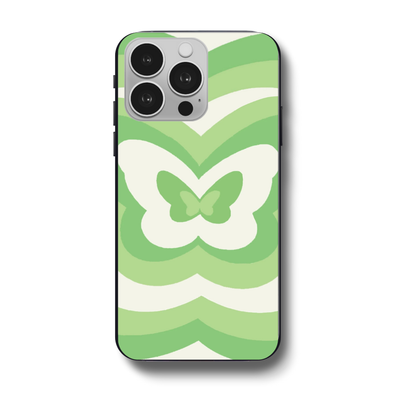 Green butterfly case