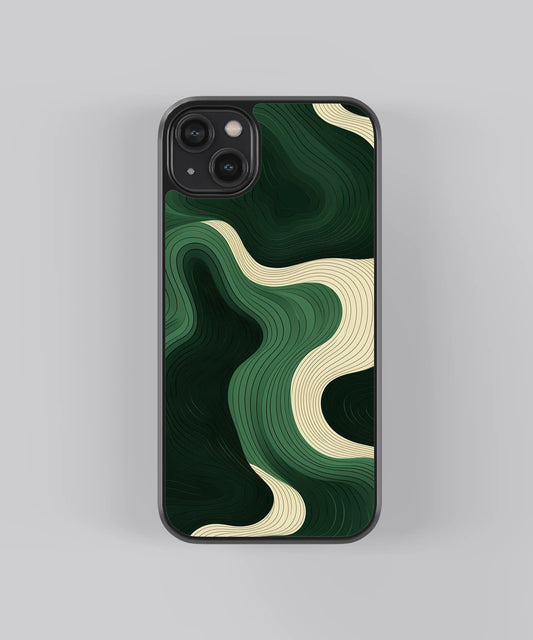 Dark Green Pattern Case