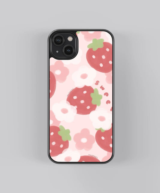 Sweet Strawberries Abstract Case