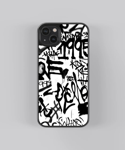 B&W Graffiti Abstract Case