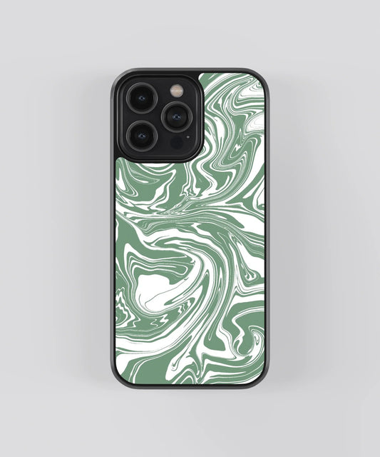 Green Marble Abstract Case