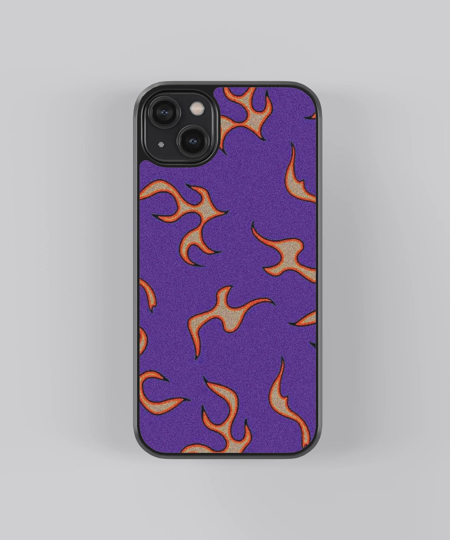 Purple Flames Pattern Case