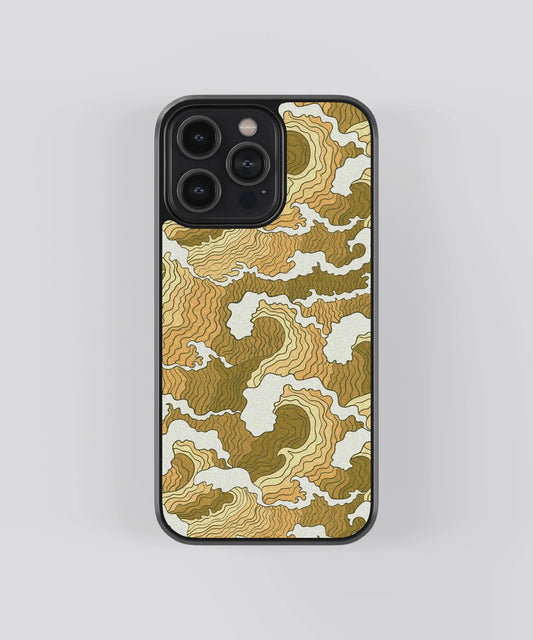 Brown Waves Abstract Case