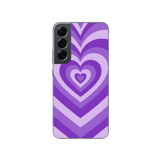 Dark purple heart case