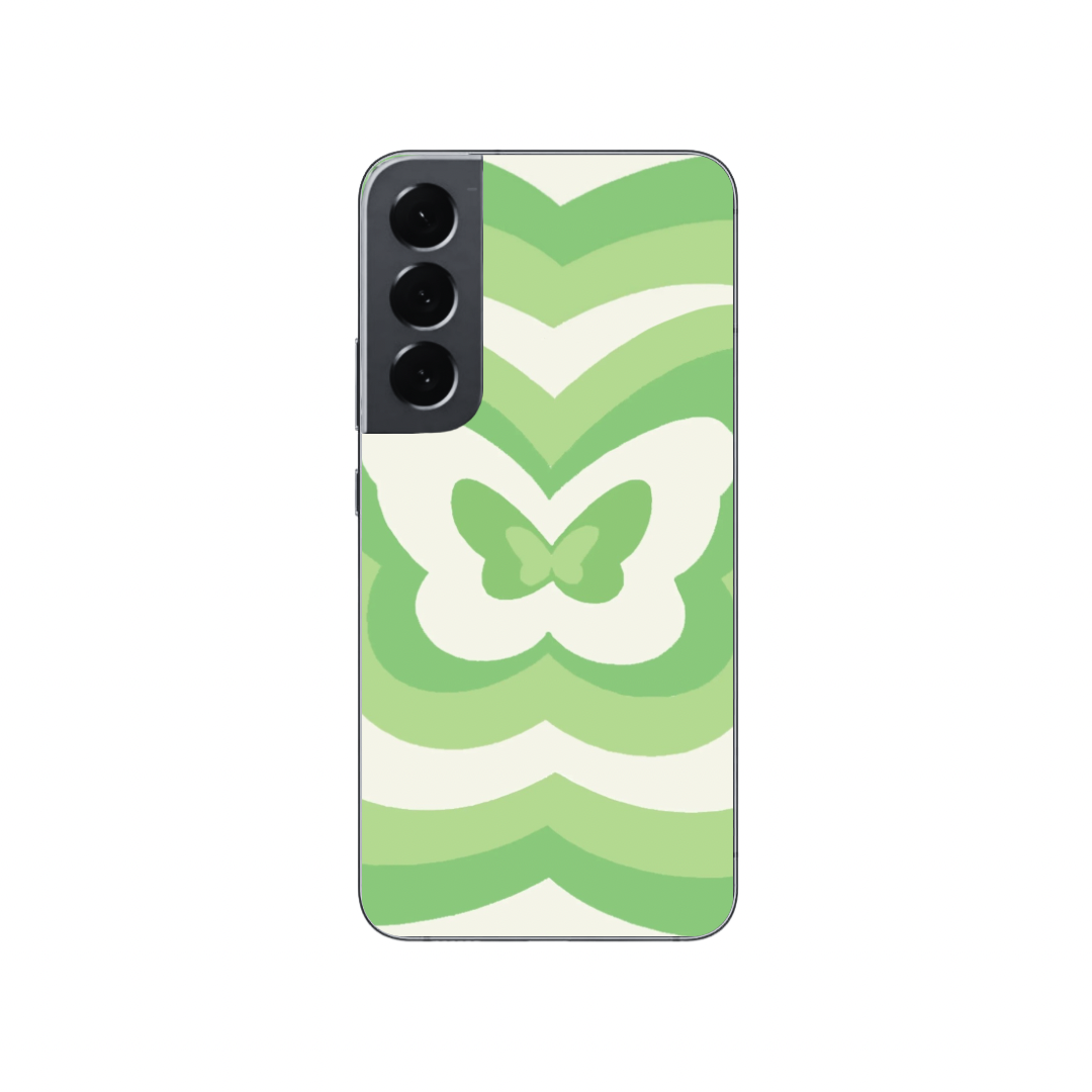 Green butterfly case