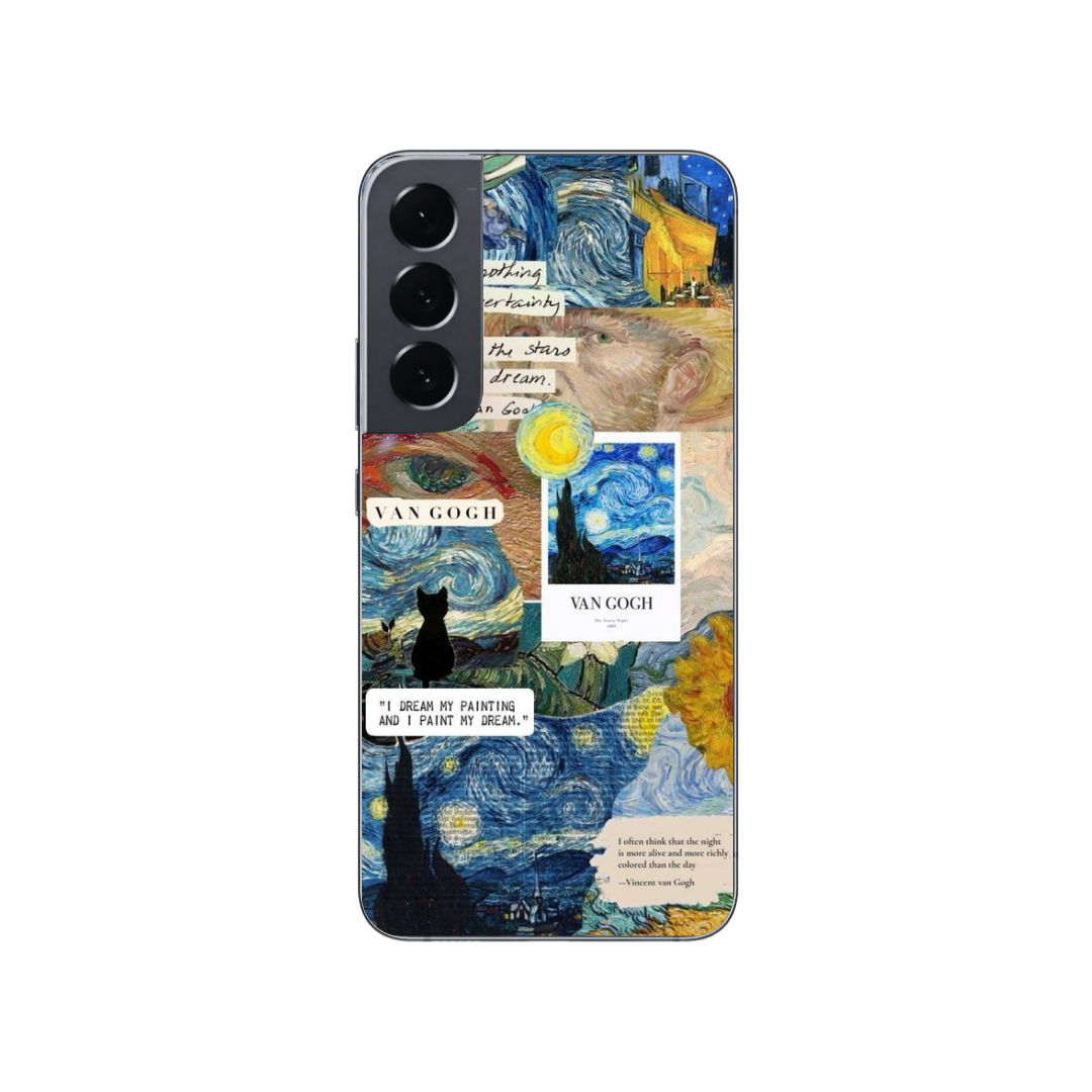 Starry nights collage case