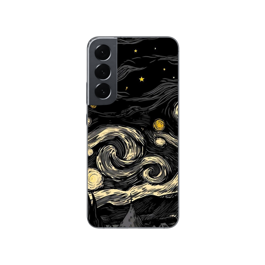 Black starry nights case