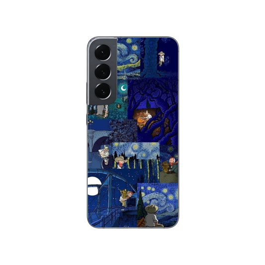 Starry nights collage case