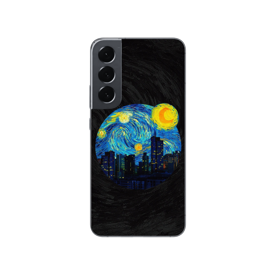 Black starry night case