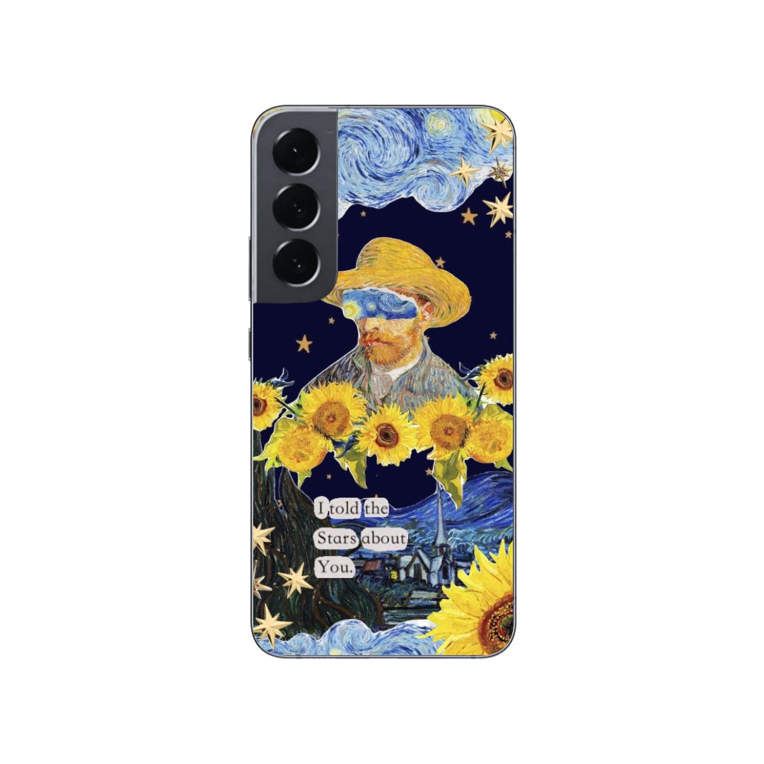 Starry night collage case