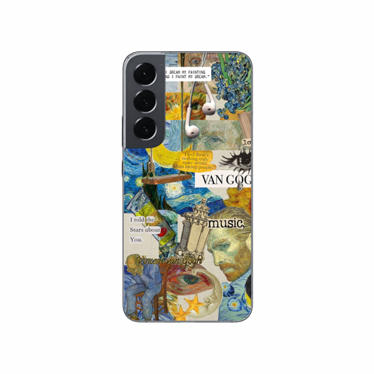 Starry night collage case